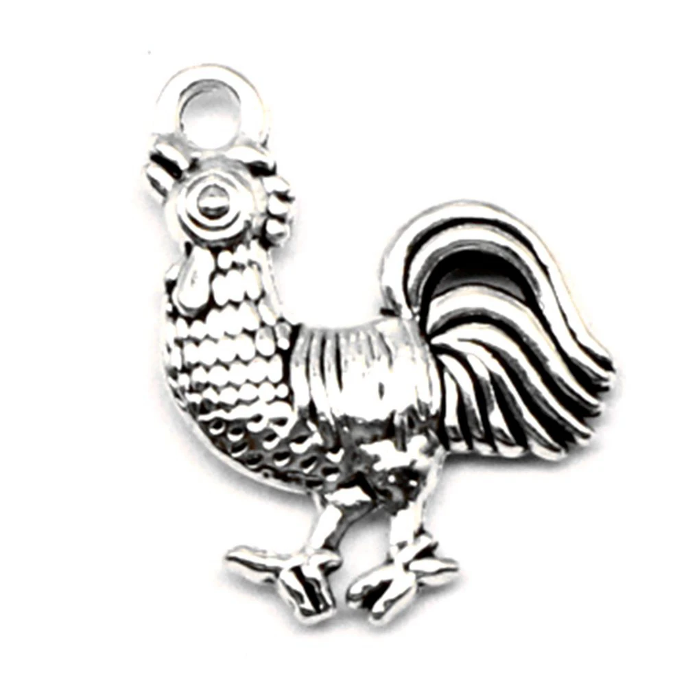 100pcs Wholesale Jewelry Lots Rooster Charms Pendant Supplies For Jewelry Materials 15x19mm
100pcs Wholesale Jewelry Lots Rooster Charms Pendant Supplies For Jewelry Materials 15x19mm