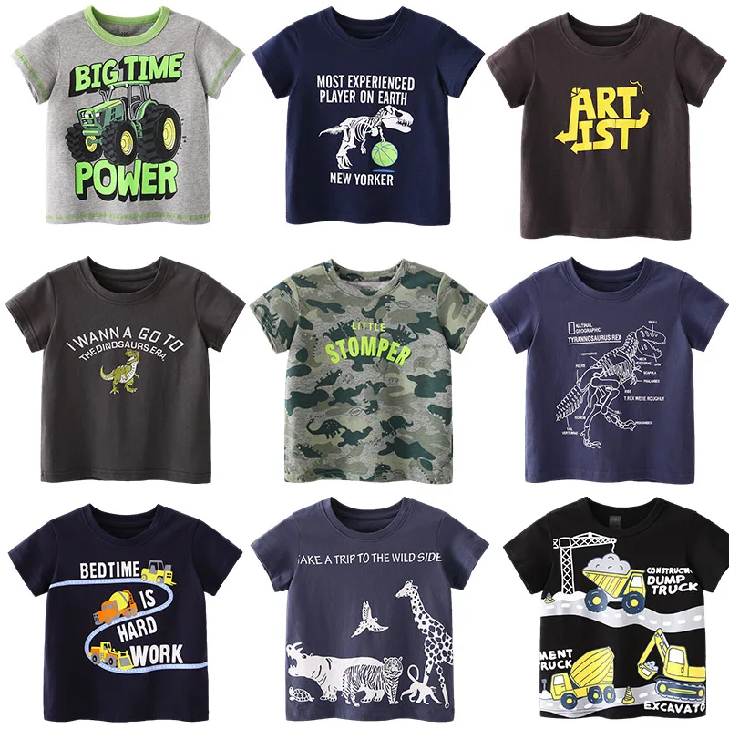 Baby Toddler Boys Short Sleeve Animal Graphic T-Shirt Little Boy's Crewneck Tee Shirt Boys' Cotton Sports Tops Tees Kids Clothes
Baby Toddler Boys Short Sleeve Animal Graphic T-Shirt Little Boy's Crewneck Tee Shirt Boys' Cotton Sports Tops Tees Kids Clothes