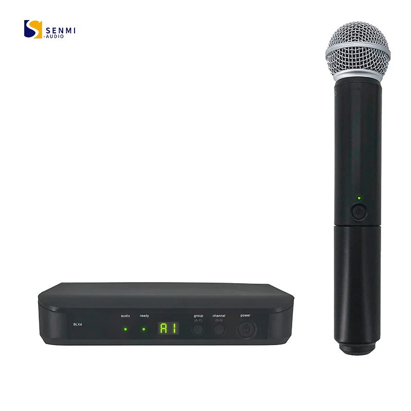 BLX24 Wireless Microphone BLX4 Vocal System with BLX4 BLX24 PG58/SM 58/BETA58 Microphone for Wireless Microphone Mic
BLX24 Wireless Microphone BLX4 Vocal System with BLX4 BLX24 PG58/SM 58/BETA58 Microphone for Wireless Microphone Mic