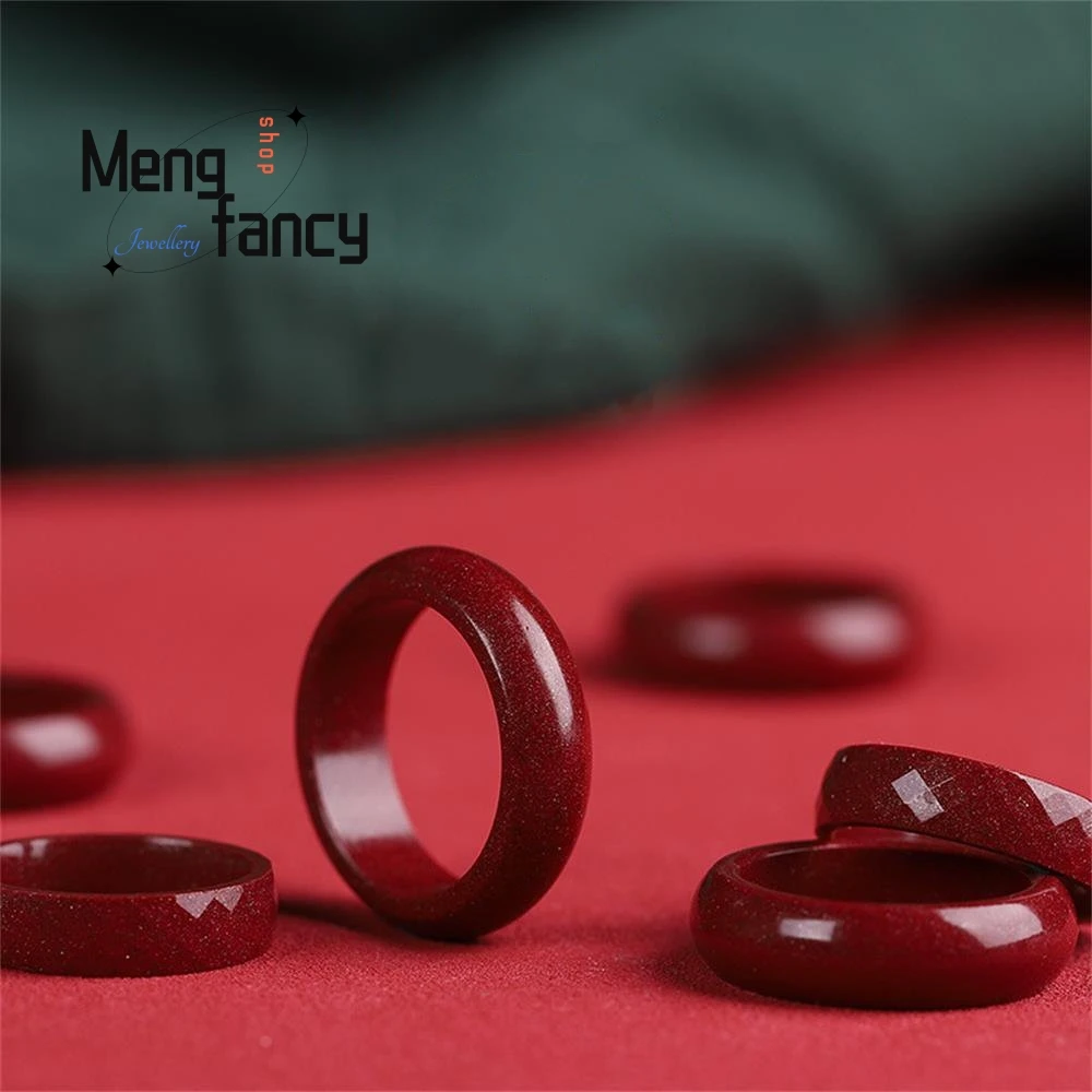 Natural Authentic Cinnabar Ring Gift Girlfriend Couple Love Luxury Fashion Eternity Jewelry Promise Engagement Amulets Mascots
Natural Authentic Cinnabar Ring Gift Girlfriend Couple Love Luxury Fashion Eternity Jewelry Promise Engagement Amulets Mascots