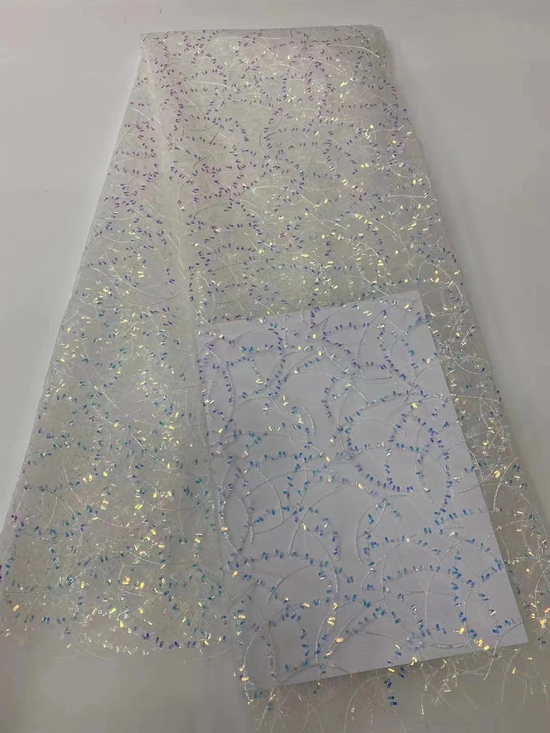 White Luxury Sequence African Lace Fabric Nigerian Wedding 2022 High Quality French Sequins Lace
White Luxury Sequence African Lace Fabric Nigerian Wedding 2022 High Quality French Sequins Lace