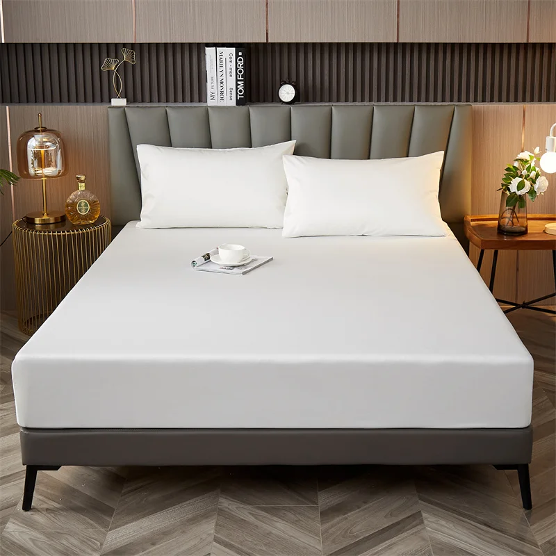 Solid Color Fitted Sheet 100% Egyptian Cotton Home/Hotel Mattress Cover With Elastic Bands Bed Sheet
Solid Color Fitted Sheet 100% Egyptian Cotton Home/Hotel Mattress Cover With Elastic Bands Bed Sheet