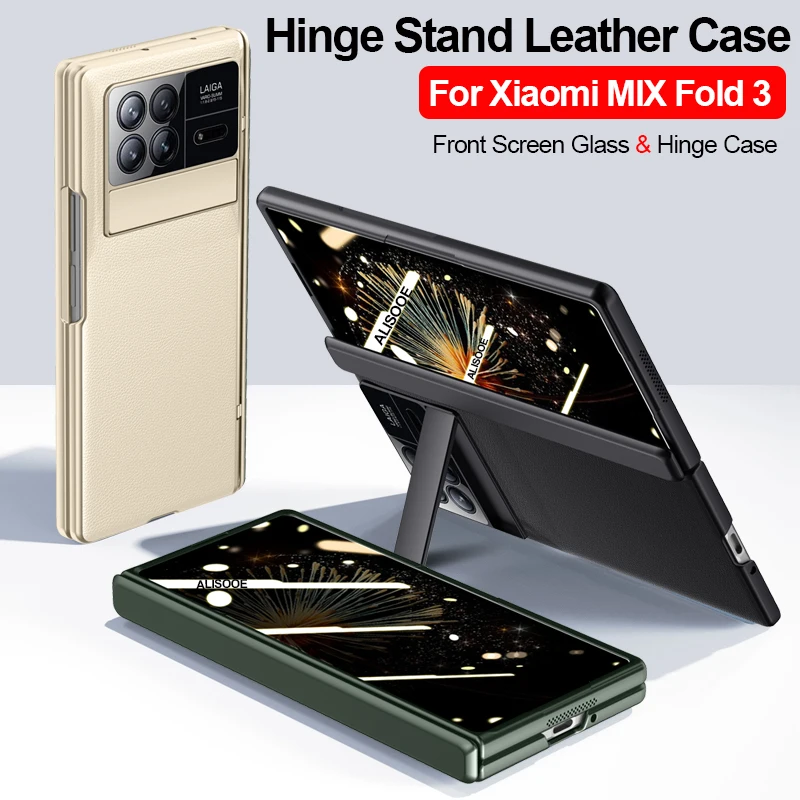 Hinge Holder Funda for Xiaomi Mix Fold 3 5G Case Luxury Leather Kickstand Front Glass Plastic Cover for Xiaomi Mix Fold 3 Capa
Hinge Holder Funda for Xiaomi Mix Fold 3 5G Case Luxury Leather Kickstand Front Glass Plastic Cover for Xiaomi Mix Fold 3 Capa