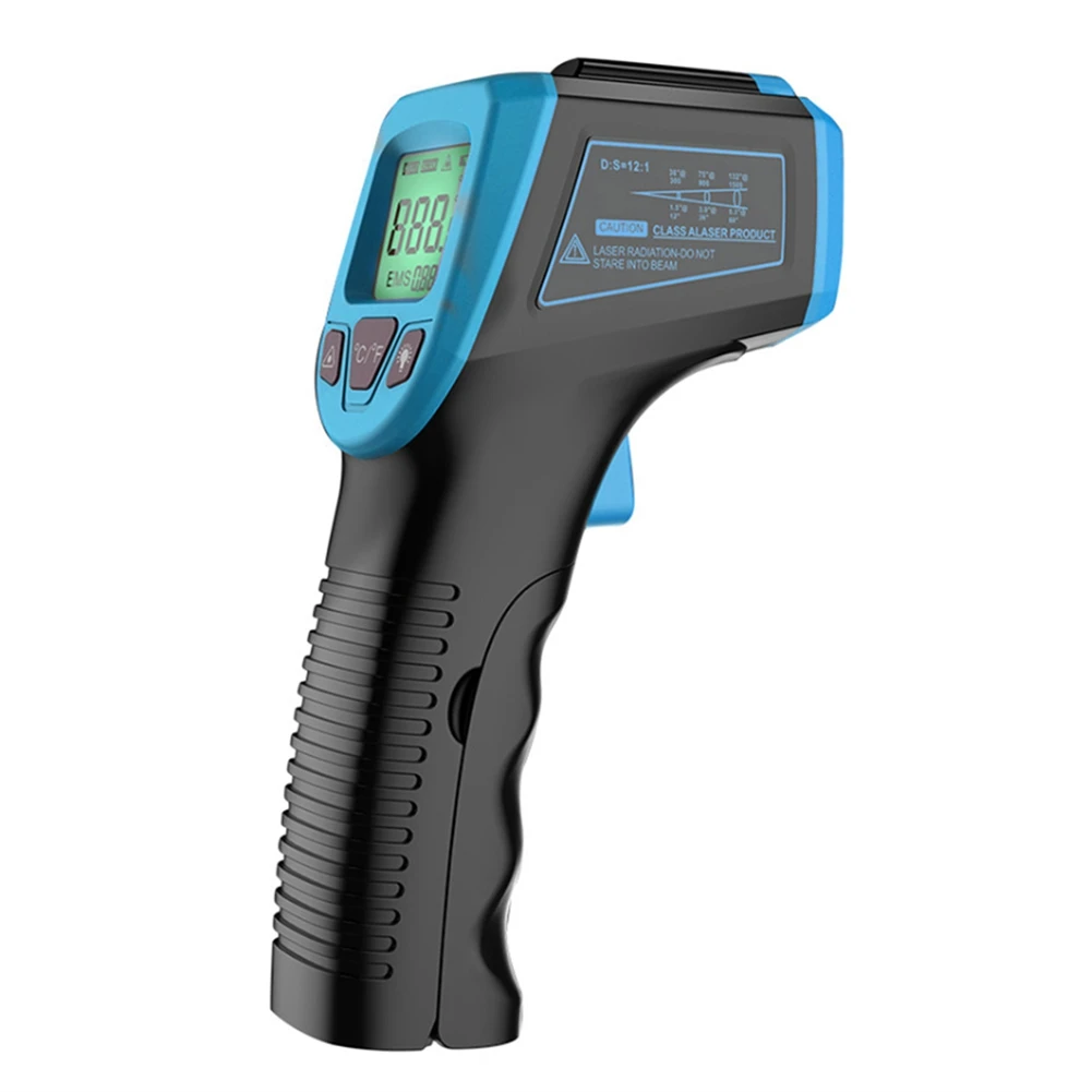 Digital Infrared Thermometer -50-600℃/-58-1122℉ Contactless Thermometer GM320S Industrial Thermometer(Blue)
Digital Infrared Thermometer -50-600℃/-58-1122℉ Contactless Thermometer GM320S Industrial Thermometer(Blue)