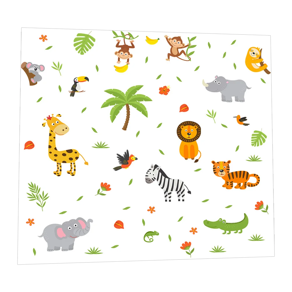 Animal Wall Window Nursery Sticker Decal Stickers Cartoon Background Jungle Decals Animals Mural Wallpaperthemedoor Diy Clings
Animal Wall Window Nursery Sticker Decal Stickers Cartoon Background Jungle Decals Animals Mural Wallpaperthemedoor Diy Clings