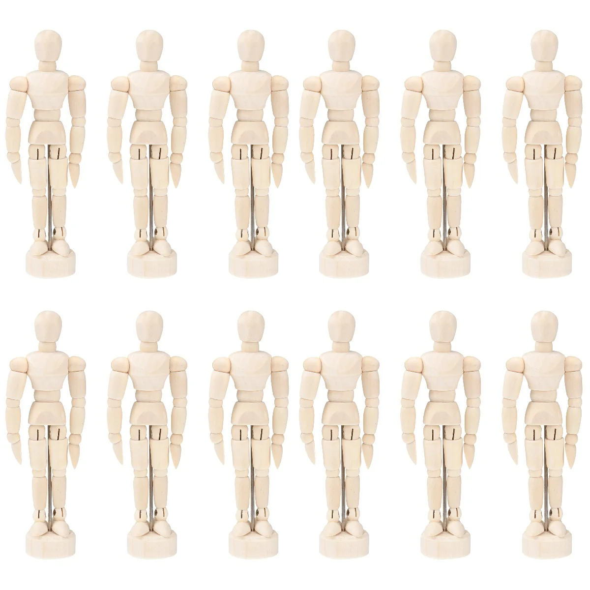 12 pcs Wooden Manikin Male with Stand Body Human Body Drawing Mannequins Wooden Puppet Flexible Mannequin Model for Drawing
12 pcs Wooden Manikin Male with Stand Body Human Body Drawing Mannequins Wooden Puppet Flexible Mannequin Model for Drawing