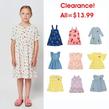 Clearance On Sale 2023 BC SS Kids Child Girls Short Sleeve Stripe Dresses One-Pieces Princess Dress Childrens Dress Clothings