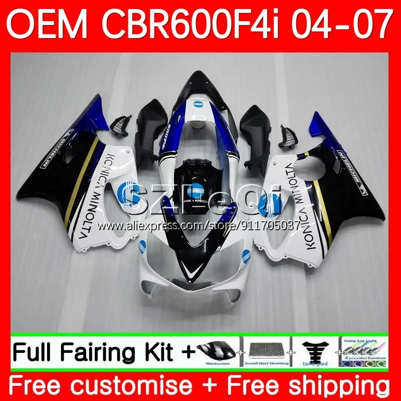 Инъекция для корпуса HONDA CBR 600 600F4i CBR600 F4i CBR600F4i 04 05 06 07 600CC 2004 2005 2006 2007 обтекатель 30LQ.85 KONICA Blue
Инъекция для корпуса HONDA CBR 600 600F4i CBR600 F4i CBR600F4i 04 05 06 07 600CC 2004 2005 2006 2007 обтекатель 30LQ.85 KONICA Blue