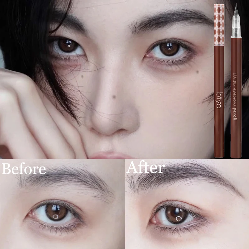 Ultra-fine Liquid Eyebrow Pencil Eyeliner Lying Silkworm Water-based Brown Gray Eyebrow Pen Natural Waterproof Brow Cosmetics
Ultra-fine Liquid Eyebrow Pencil Eyeliner Lying Silkworm Water-based Brown Gray Eyebrow Pen Natural Waterproof Brow Cosmetics
