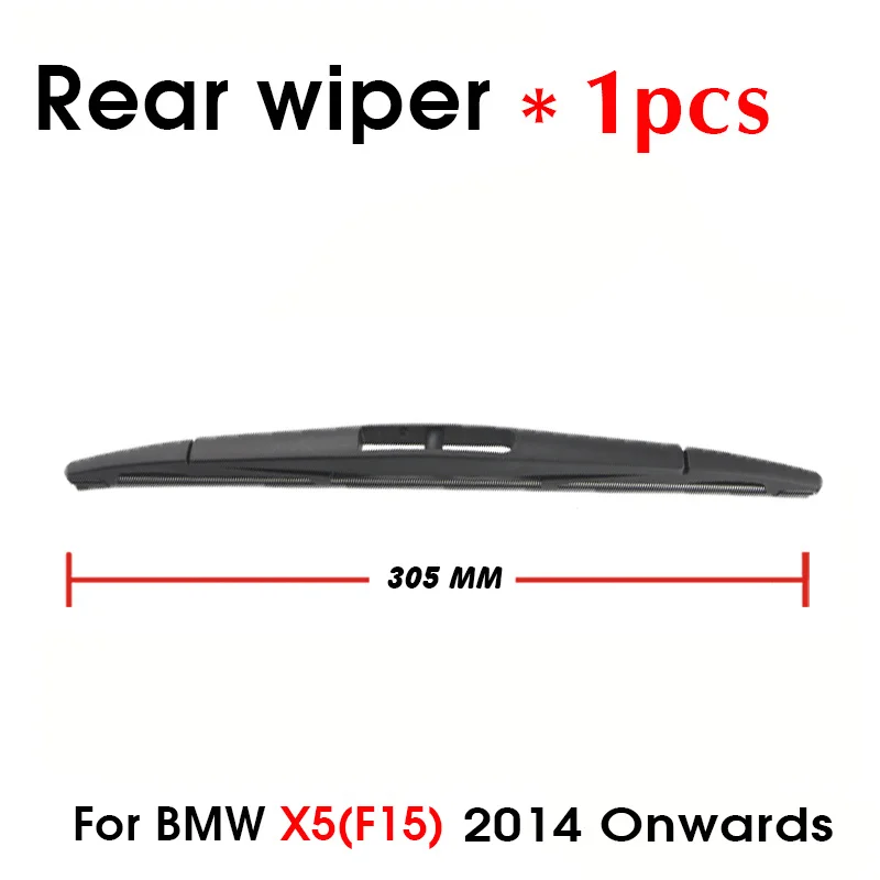 Автомобильные стеклоочистители заднего стекла Лобовое стекло стеклоочистители автомобильные аксессуары для BMW X5 F15 хэтчбек 2014 года 305 мм
Автомобильные стеклоочистители заднего стекла Лобовое стекло стеклоочистители автомобильные аксессуары для BMW X5 F15 хэтчбек 2014 года 305 мм