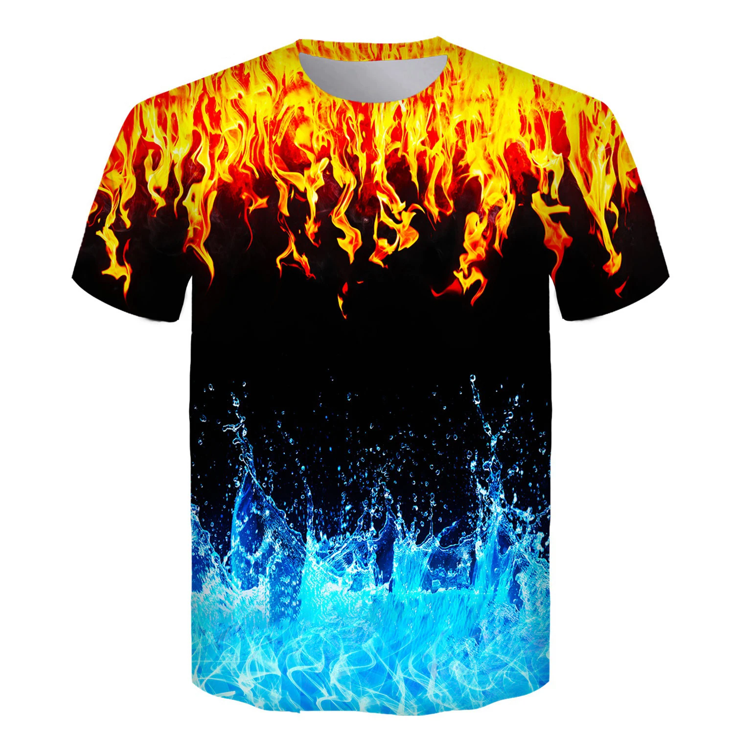 Men's Fashion Cool Flame 3D Printed T Shirt Hipster Short Sleeve Casual Loose T-Shirt Summer Tee Shirt
Men's Fashion Cool Flame 3D Printed T Shirt Hipster Short Sleeve Casual Loose T-Shirt Summer Tee Shirt