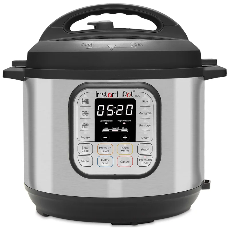 Instant Pot Duo 6-Quart 7-in-1 Electric Pressure Cooker, Slow Cooker, Rice Cooker,Steamer, Sauté, Yogurt Maker,Warmer,Sterilizer
Instant Pot Duo 6-Quart 7-in-1 Electric Pressure Cooker, Slow Cooker, Rice Cooker,Steamer, Sauté, Yogurt Maker,Warmer,Sterilizer