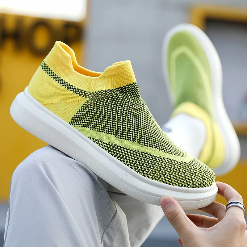 Large size 46 new flying woven couple shoes thick-soled socks shoes men's slip-on casual sports shoes
Large size 46 new flying woven couple shoes thick-soled socks shoes men's slip-on casual sports shoes