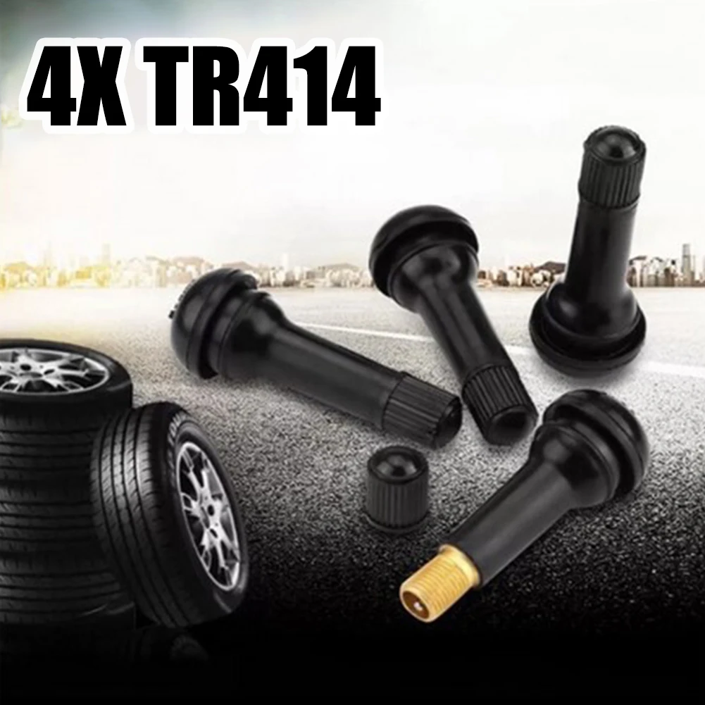 4X TR414 High Quality Tire Universal Rubber Valve Tubeless Nozzle Wi/ Valve Core No Corrosion And Crack Problem
4X TR414 High Quality Tire Universal Rubber Valve Tubeless Nozzle Wi/ Valve Core No Corrosion And Crack Problem