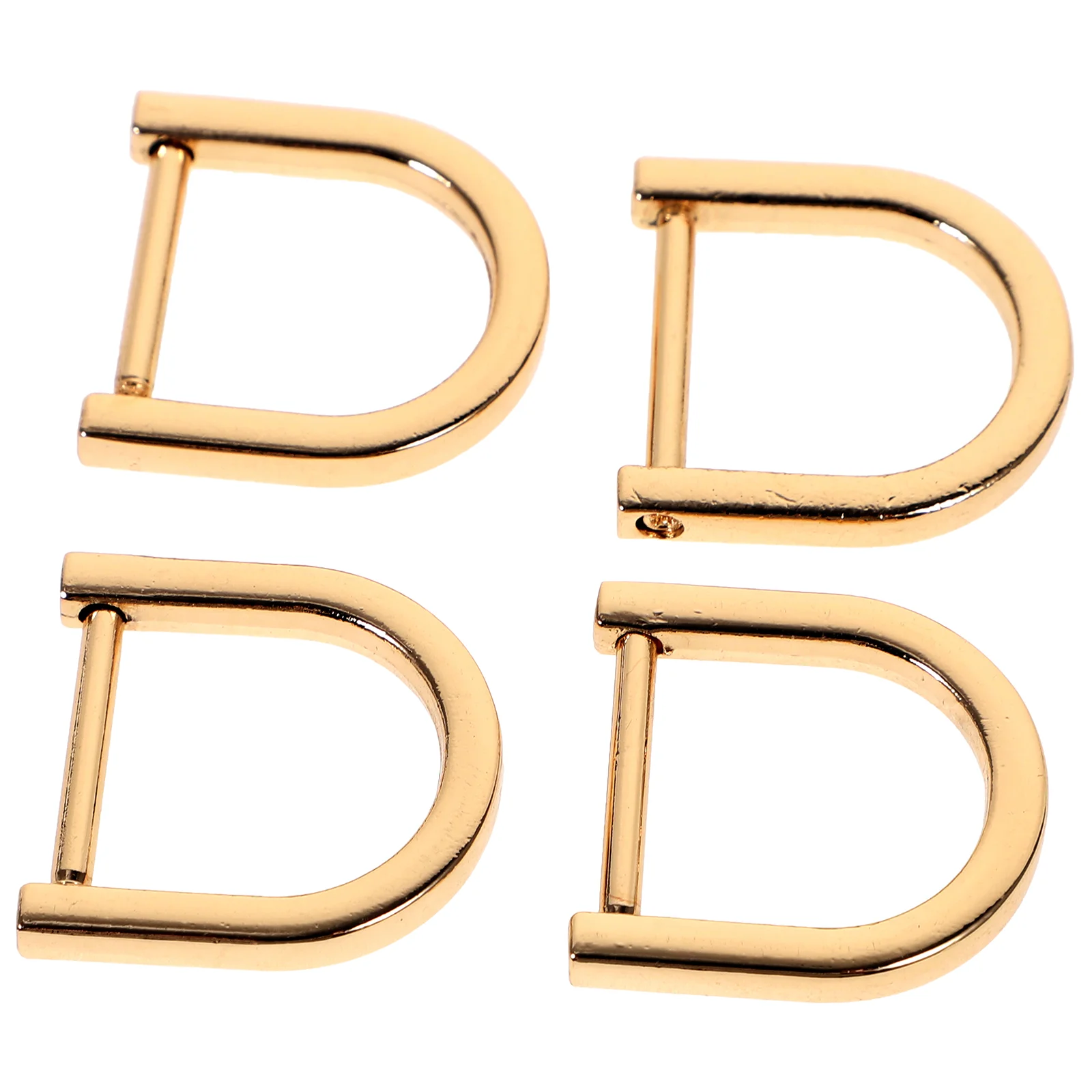 4PCS Luggage Accessories Shoulder Strap Adjustment Ring Zinc Alloy Semi-Circular D Ring for Bags Golden
4PCS Luggage Accessories Shoulder Strap Adjustment Ring Zinc Alloy Semi-Circular D Ring for Bags Golden