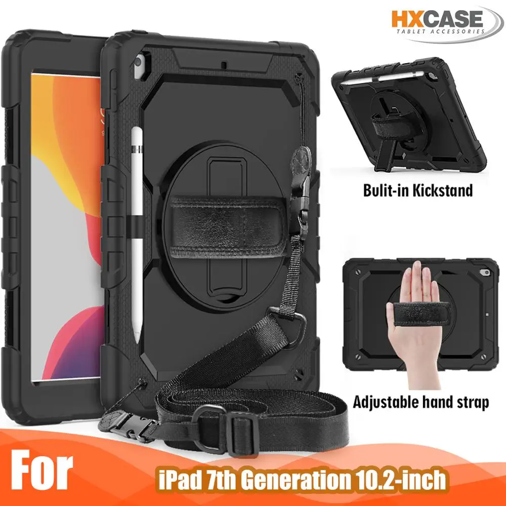 10.2 inch tablet case for apple ipad 7 kids proof cover for ipad 10.2 with hand&shoulder strap and pencil holder
10.2 inch tablet case for apple ipad 7 kids proof cover for ipad 10.2 with hand&shoulder strap and pencil holder