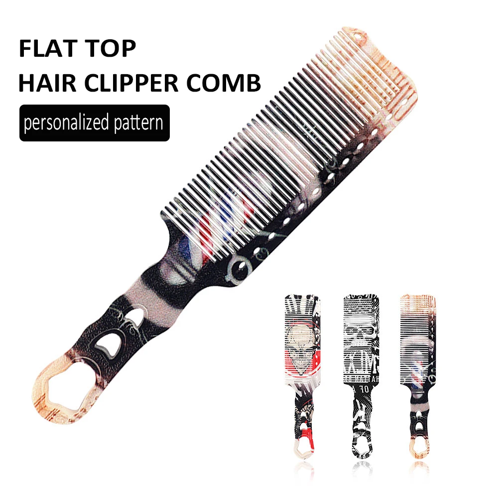 Barber Flat top Hair Clipper Comb Personalized Oil Head Haircut Comb Anti-static Salon Hair Styling Tool Hairdresser Accessories
Barber Flat top Hair Clipper Comb Personalized Oil Head Haircut Comb Anti-static Salon Hair Styling Tool Hairdresser Accessories