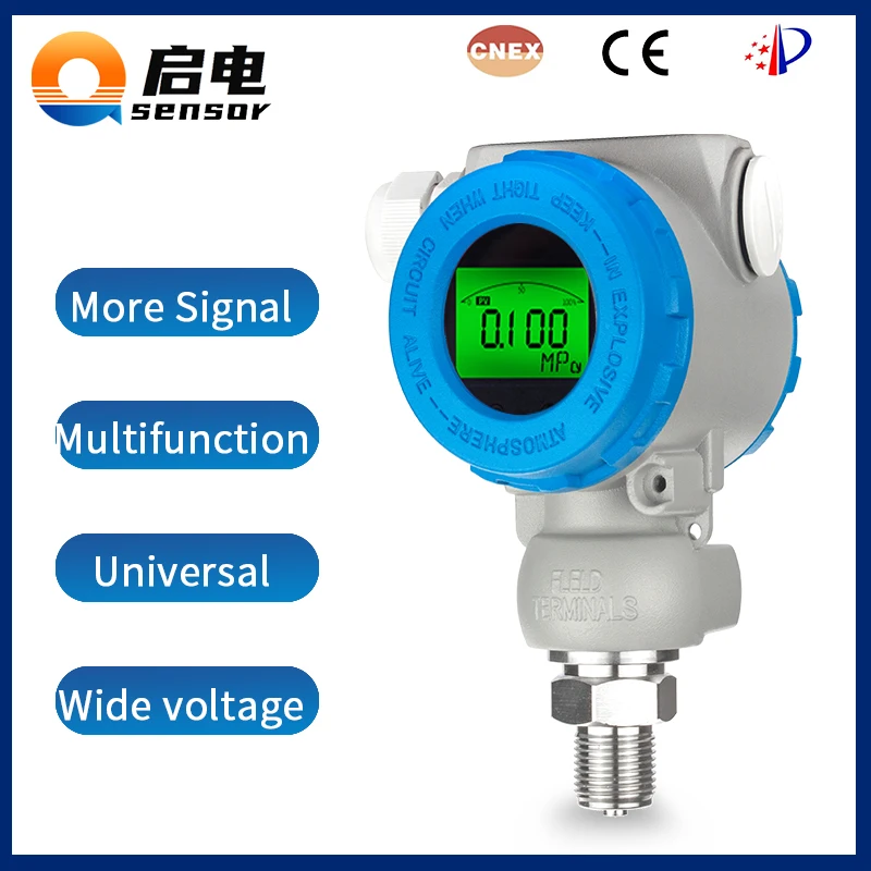 2088 Pressure Sensor G1/4 Water Oil Gas Digital Pressure Transmitter 4-20mA 0-10V RS485 Explosion-proof 0-0.16Mpa Transducer
2088 Pressure Sensor G1/4 Water Oil Gas Digital Pressure Transmitter 4-20mA 0-10V RS485 Explosion-proof 0-0.16Mpa Transducer