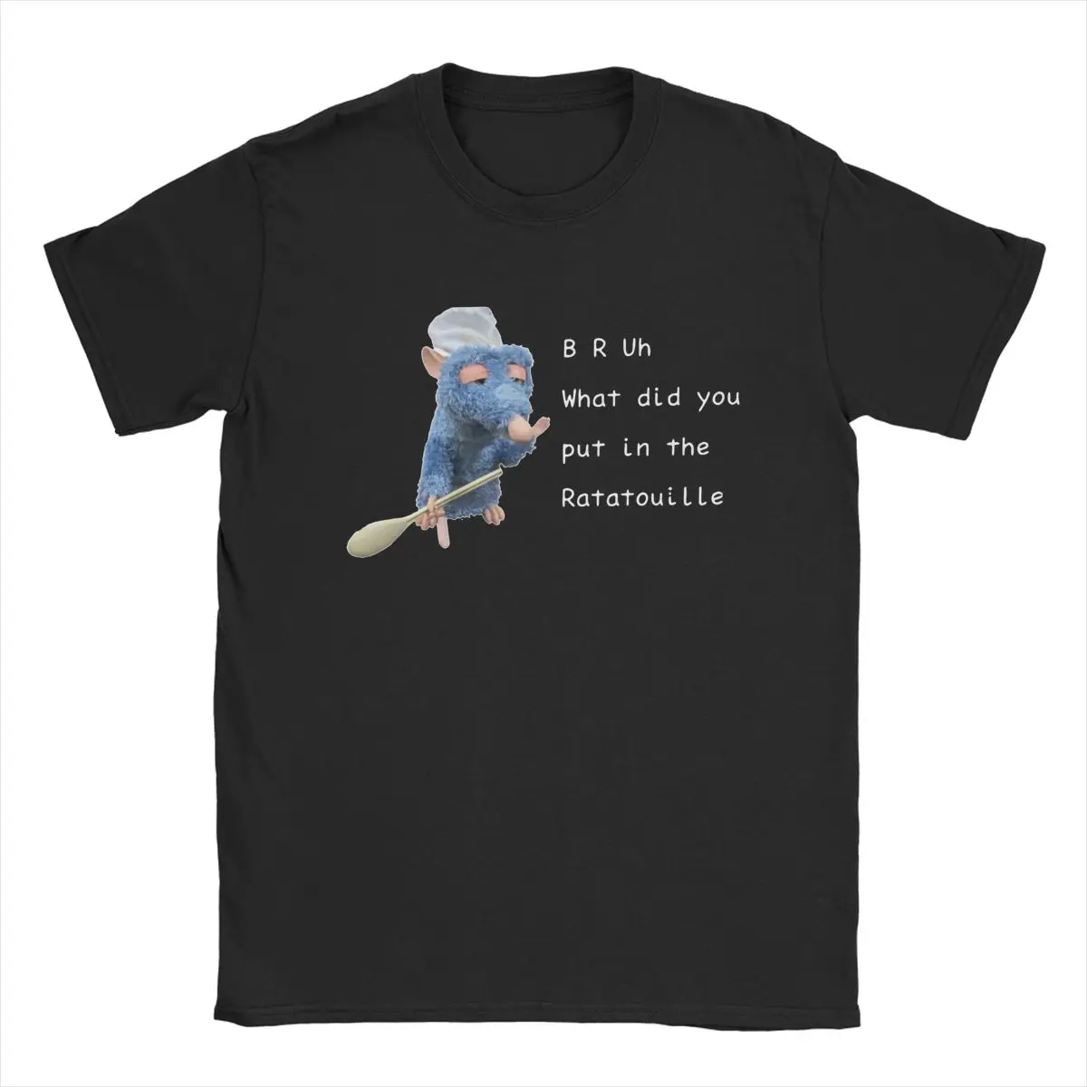 Забавные мужские футболки с принтом «Рататуй» и круглым вырезом
Забавные мужские футболки с принтом «Рататуй» и круглым вырезом