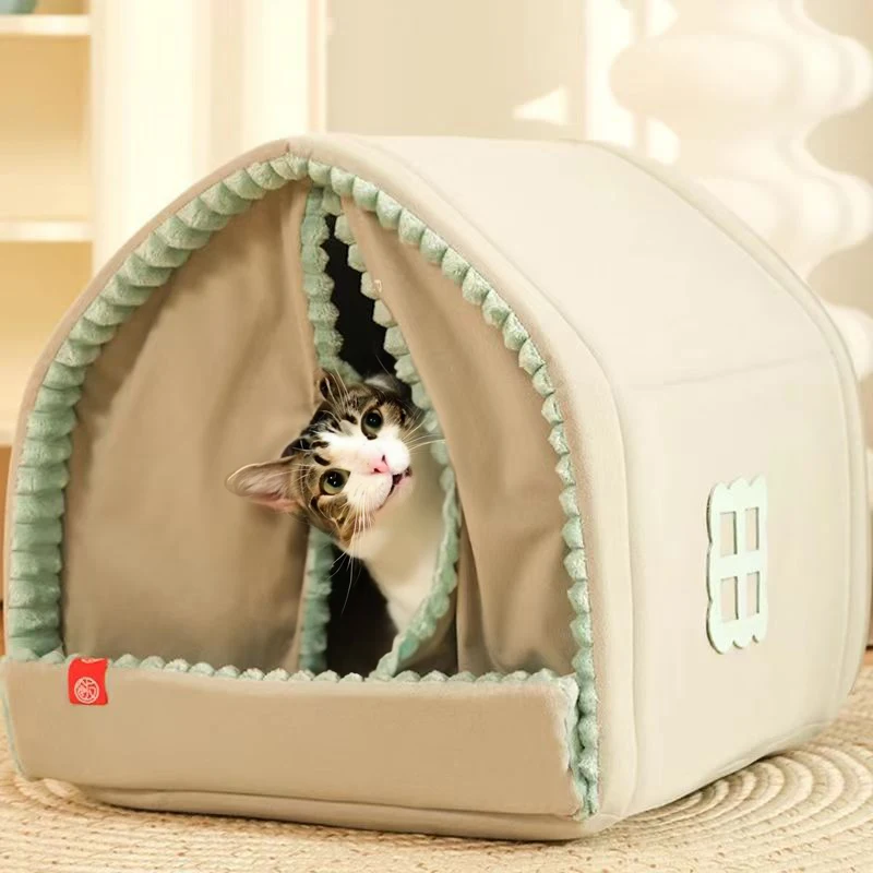 Non-slip Cat Mat: Semi-enclosed Cat Litter with Foldable Cat Tent for Home Climbing Activities
Non-slip Cat Mat: Semi-enclosed Cat Litter with Foldable Cat Tent for Home Climbing Activities