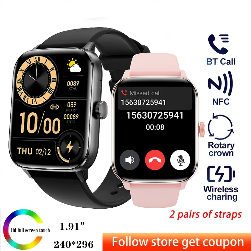 YPAY2023 new fashion women's smart watch temperature blood sugar women's cycle Bluetooth call smart watch men for Android IOS
YPAY2023 new fashion women's smart watch temperature blood sugar women's cycle Bluetooth call smart watch men for Android IOS