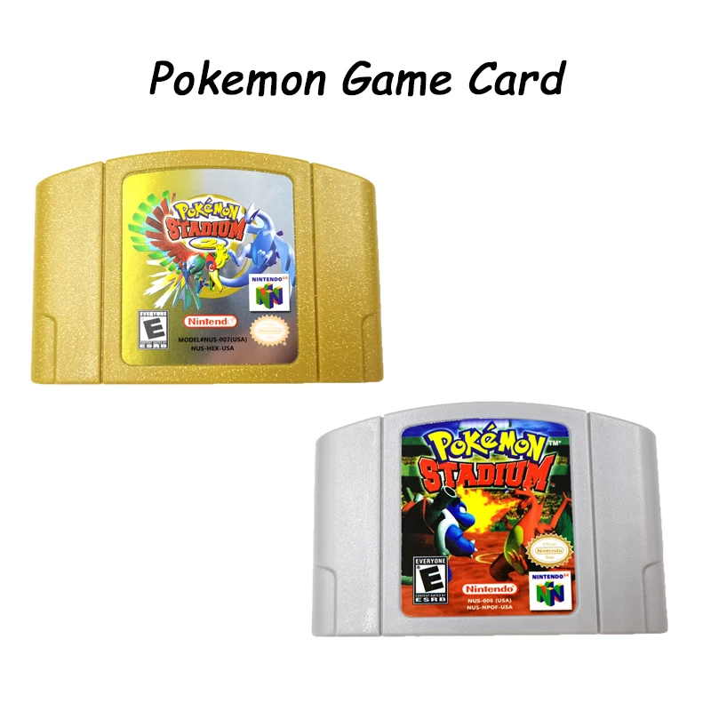 N64 Pokemon game card anime figure Pokemon stadium classic game collection card children's toys birthday Christmas gift
N64 Pokemon game card anime figure Pokemon stadium classic game collection card children's toys birthday Christmas gift