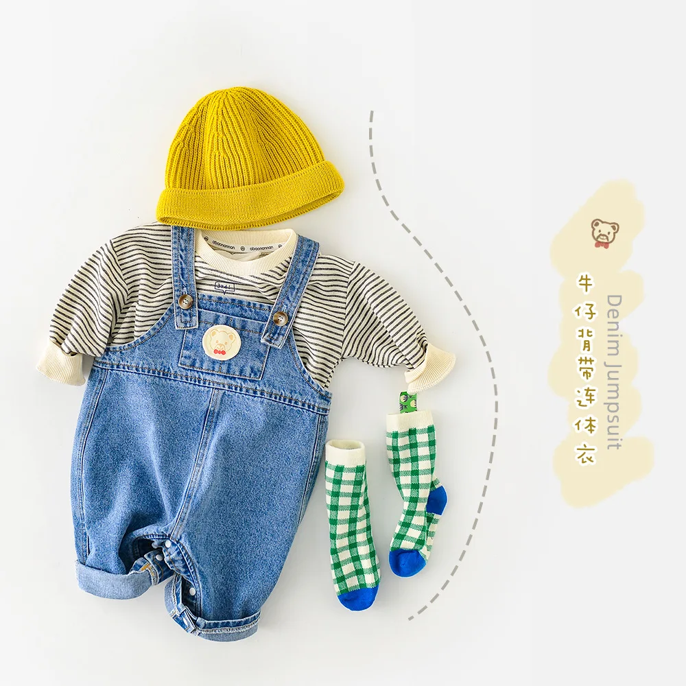 2022 Kids Jumpsuit Boys For Summer Cotton Toddler Girl Overalls Children Unisex Cartoon Bear Sling Jeans Toddler Denim Coveralls
2022 Kids Jumpsuit Boys For Summer Cotton Toddler Girl Overalls Children Unisex Cartoon Bear Sling Jeans Toddler Denim Coveralls