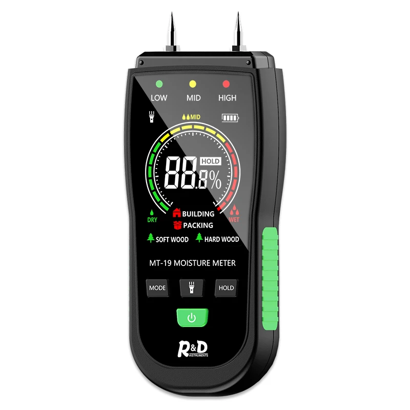 R&D MT-19 Измеритель влажности древесины
R&D MT-19 Измеритель влажности древесины