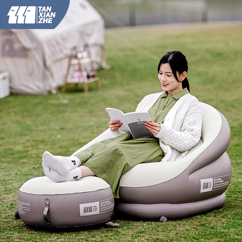 TANXIANZHE Outdoor Automatic Inflatable Sofa With Pedal Combination Air Portable Home Reclining Chair Camping Folding Punch
TANXIANZHE Outdoor Automatic Inflatable Sofa With Pedal Combination Air Portable Home Reclining Chair Camping Folding Punch