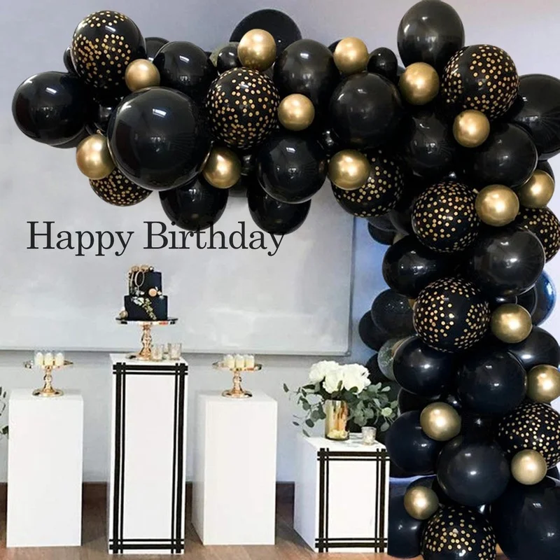 85pcs Black Gold Balloon Garland Arch Kit Happy Birthday Party Decoration Kids Graduation Party Latex Baloon Birthday Decoration
85pcs Black Gold Balloon Garland Arch Kit Happy Birthday Party Decoration Kids Graduation Party Latex Baloon Birthday Decoration