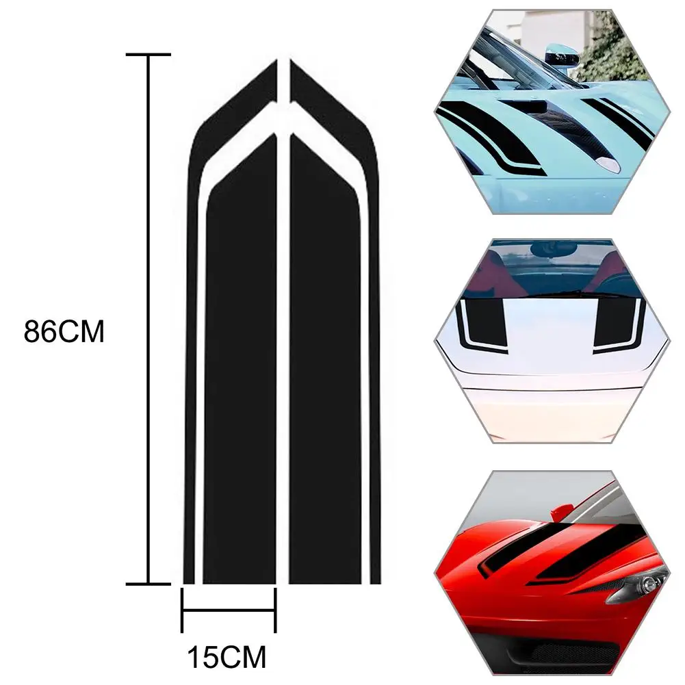 2pcs Car Racing Sport Stripe 15cm X 86cm Cover Vinyl Car Sticker Decals Graphics Truck Bonnet Stickers Car Accessories
2pcs Car Racing Sport Stripe 15cm X 86cm Cover Vinyl Car Sticker Decals Graphics Truck Bonnet Stickers Car Accessories