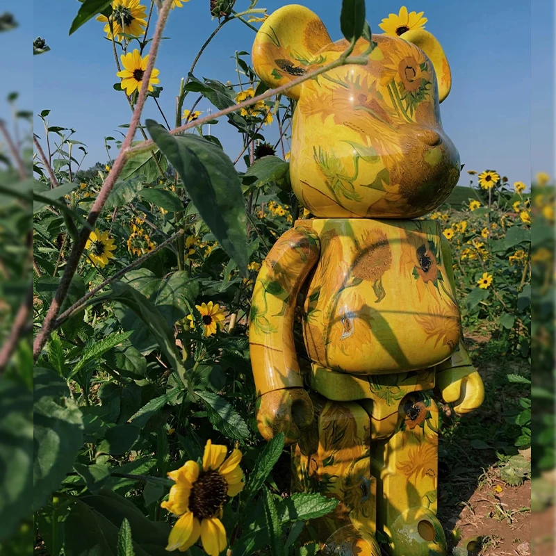 Bearbrick 28cm 400% Van Gogh Sunflower Bearbricklys Bear@bricklys Action Figures Block Bear Model Figures Shoe Store Decoration
Bearbrick 28cm 400% Van Gogh Sunflower Bearbricklys Bear@bricklys Action Figures Block Bear Model Figures Shoe Store Decoration