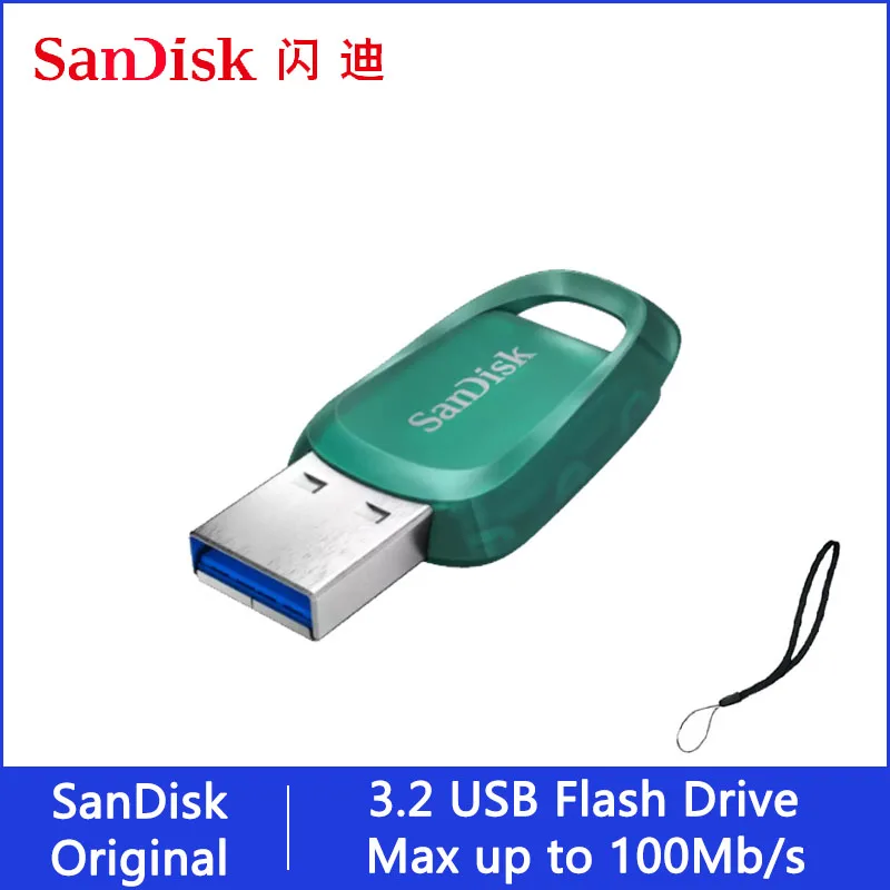 

Sandisk USB 3.2 Mini Pendrive 128GB 64GB 256GB 512GB CZ96 USB Flash Drive Pen Drive USB Flash Stick Disk on Key Memory for Phone
