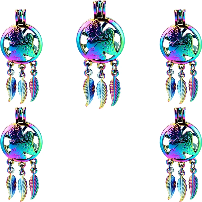 10PCS Angel Dreamcatcher Charm Pearl Cage Locket Aromatherapy Diffuser Pendant For Gift Necklace Keychain Jewelry Making
10PCS Angel Dreamcatcher Charm Pearl Cage Locket Aromatherapy Diffuser Pendant For Gift Necklace Keychain Jewelry Making