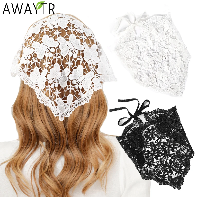 Crochet Hair Scarf Bands Black White Turban Headband Lace Hollow Flower Butterfly Headwrap Bandanas for Women Hair Accessories
Crochet Hair Scarf Bands Black White Turban Headband Lace Hollow Flower Butterfly Headwrap Bandanas for Women Hair Accessories