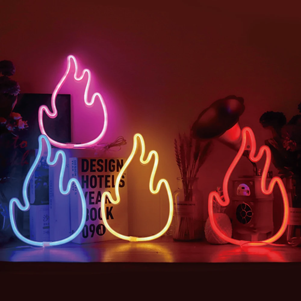 Flame Neon Sign Red Yellow Pink Flame Neon Light Acrylic Hanging Decoration Boys Birthday Party Bedroom Wall Window Decor 
Flame Neon Sign Red Yellow Pink Flame Neon Light Acrylic Hanging Decoration Boys Birthday Party Bedroom Wall Window Decor