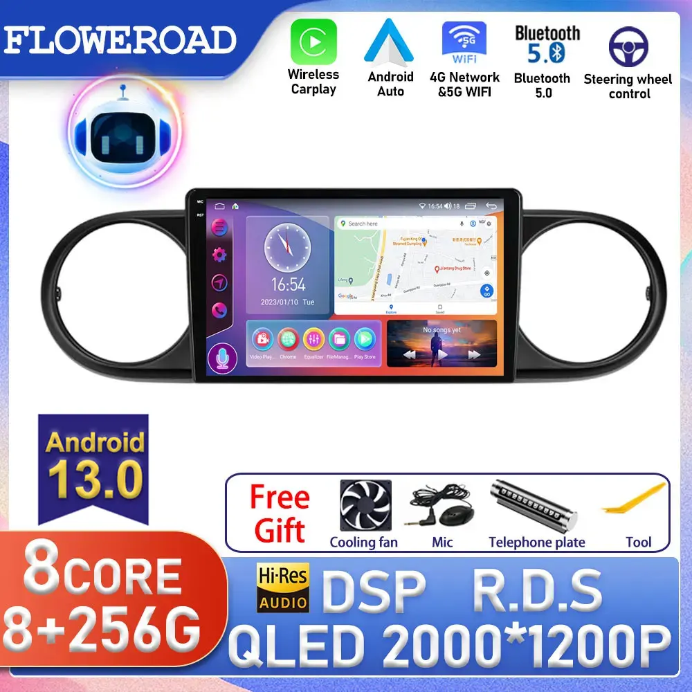 Автомобильная Мультимедийная система на Android для Toyota Tacoma N300 2015 2016 2017 2018-2021 радио
