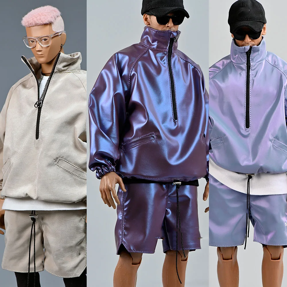 3 Styles 1/6 Scale Fashion Male Soldier Laser Colorful Half-Zipper Outdoor Jacket Coat Shorts Set Stock for 12'' Action Figure
3 Styles 1/6 Scale Fashion Male Soldier Laser Colorful Half-Zipper Outdoor Jacket Coat Shorts Set Stock for 12'' Action Figure