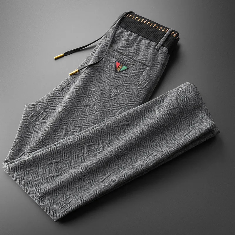 Luxurious knitting jacquard winter new style plush thickened European station casual men's sports trousers Long Pants ize M-5XL
Luxurious knitting jacquard winter new style plush thickened European station casual men's sports trousers Long Pants ize M-5XL