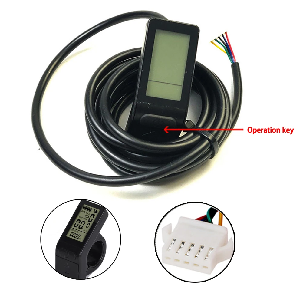 E-Bike Display Replacement Spare 24/36/48V Meter Controller Accessories Attachment For Electric Bicycle KT-LCD4
E-Bike Display Replacement Spare 24/36/48V Meter Controller Accessories Attachment For Electric Bicycle KT-LCD4