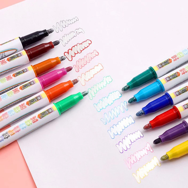 12 Colors Double Lines Contour Art Pens Markers Pen Stationery Art Drawing Pens DIY Outline Pen Student Drawing Marker Pen
12 Colors Double Lines Contour Art Pens Markers Pen Stationery Art Drawing Pens DIY Outline Pen Student Drawing Marker Pen