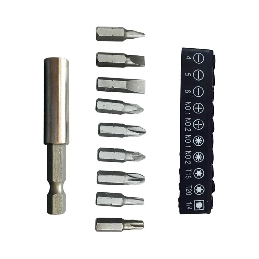 10pcs/set 25mm Slotted/PH/Torx Cross Screwdriver Bit Set Multifunctionl Extension Rod Tool For Repairing Hand Tools
10pcs/set 25mm Slotted/PH/Torx Cross Screwdriver Bit Set Multifunctionl Extension Rod Tool For Repairing Hand Tools