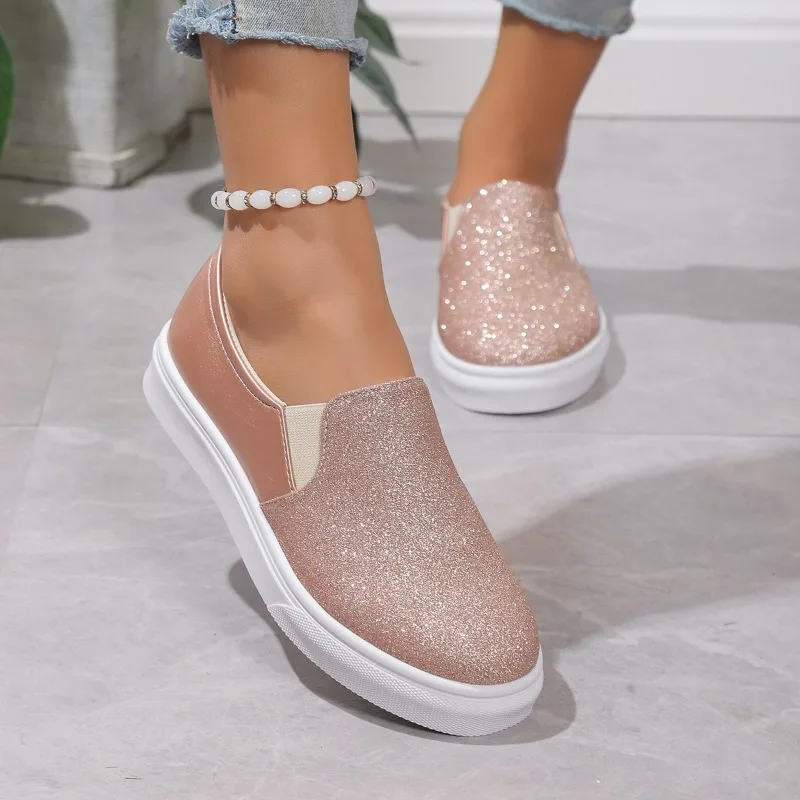 New Women Sneakers Leather Shoes Spring Trend Casual Flats Sneakers Female New Fashion Comfort Slip-on Platform Vulcanized Shoes
New Women Sneakers Leather Shoes Spring Trend Casual Flats Sneakers Female New Fashion Comfort Slip-on Platform Vulcanized Shoes