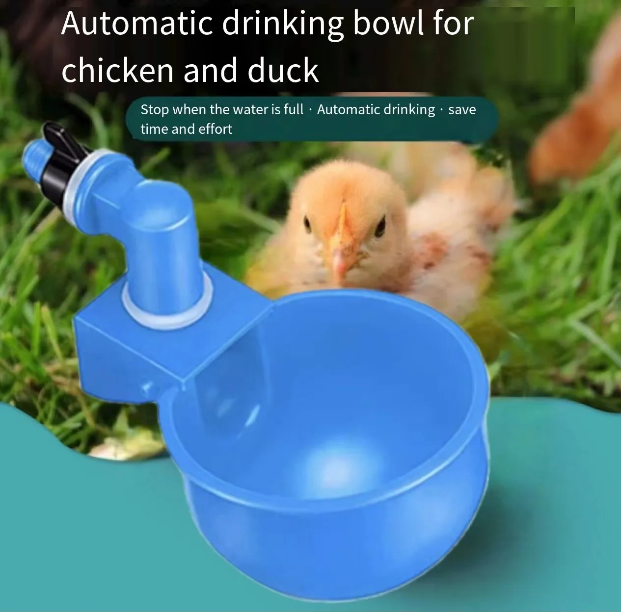 

Automatic Chicken Drinker Bowl Duck Drinking Cup Chicken Feeder Plastic Poultry Bowls And Drinkers Cups Water System Supplies