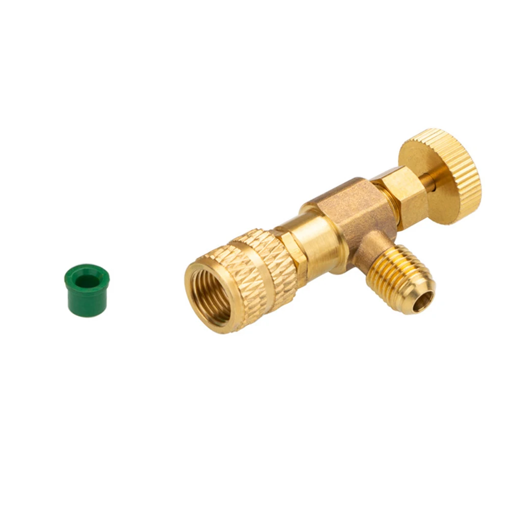 R410A Refrigeration Charging Air Conditioning Adapter Liquid Safety Valve Copper Liquid Adapter Repair Fluoride Hand Tool Parts
R410A Refrigeration Charging Air Conditioning Adapter Liquid Safety Valve Copper Liquid Adapter Repair Fluoride Hand Tool Parts