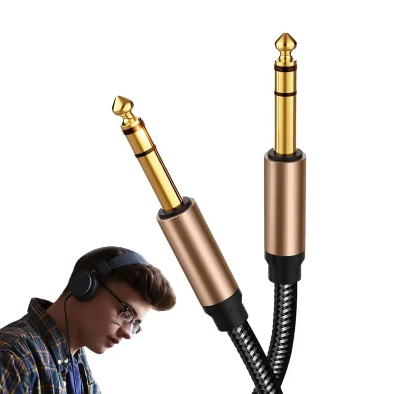 PVC And Nylon Braided Cover Stereo Audio Cable 6.5 To 6.5 Jack Adapter Anti Corrosion For Electric Drums Mixers Power Amplifiers
PVC And Nylon Braided Cover Stereo Audio Cable 6.5 To 6.5 Jack Adapter Anti Corrosion For Electric Drums Mixers Power Amplifiers
