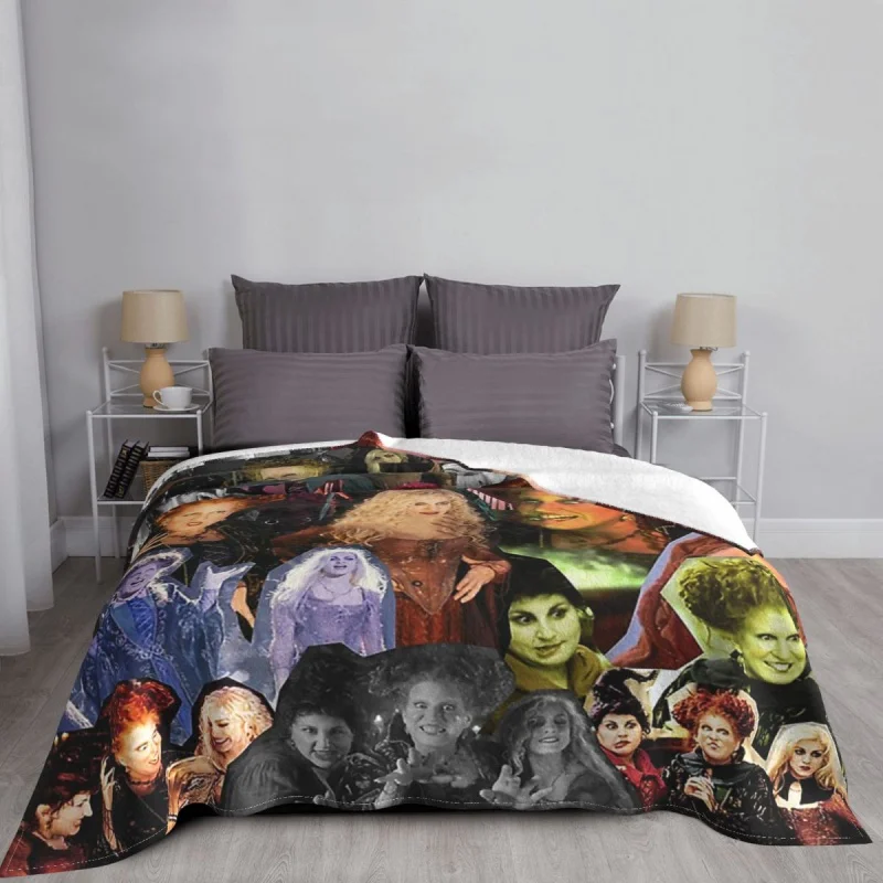 Witches Halloween Blanket Velvet Decoration Horror Film Portable Soft Blanket for Bedding Bedroom Bedspreads
Witches Halloween Blanket Velvet Decoration Horror Film Portable Soft Blanket for Bedding Bedroom Bedspreads