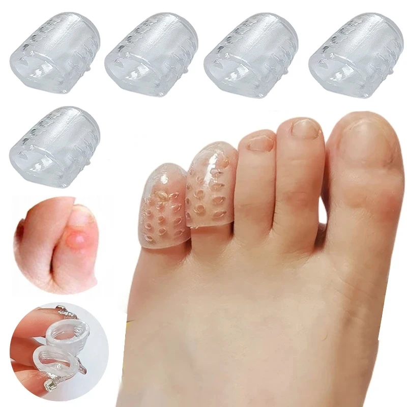 10Pcs Silicone Toe Caps Anti-Friction Breathable Toe Protector Prevents Blisters Toe Caps Cover Protectors Pain Relief Foot Care
10Pcs Silicone Toe Caps Anti-Friction Breathable Toe Protector Prevents Blisters Toe Caps Cover Protectors Pain Relief Foot Care