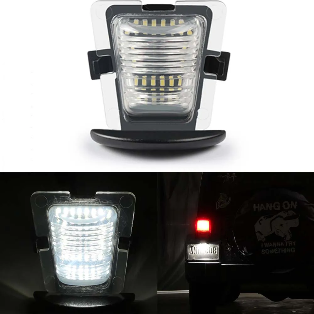 

IP67 White LED Rear Bumper Trunk Number License Plate Light Indicator Lamp For Jeep Wrangler JL JK JKU 2007-2018 Car Accessories