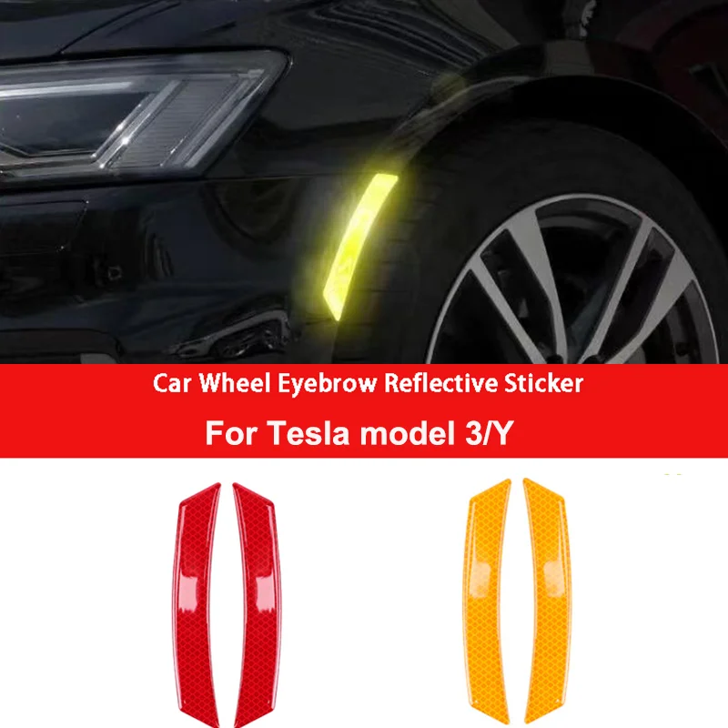 Afly Car Bumper Reflective Warning Strip Sticker For Tesla Model 3 Model Y Wheel Rim Eyebrow Warn Light Reflector Sticker
Afly Car Bumper Reflective Warning Strip Sticker For Tesla Model 3 Model Y Wheel Rim Eyebrow Warn Light Reflector Sticker